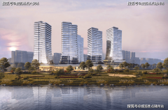 做为滨江稀缺的围合式大区